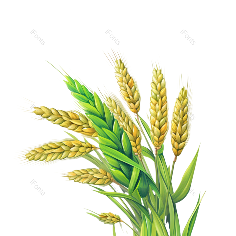 芒种图片,元素元素,麦子PNG,丰收免抠素材